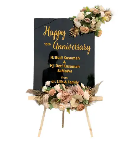 Papan Bunga Akrilik Tebas